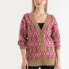 Ricki's Sweaters & Cardigans*Argyle Button Front Cardigan