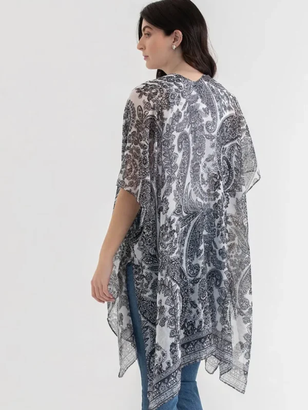 Ricki's Scarves & Dickies*Bandana Print Ruana