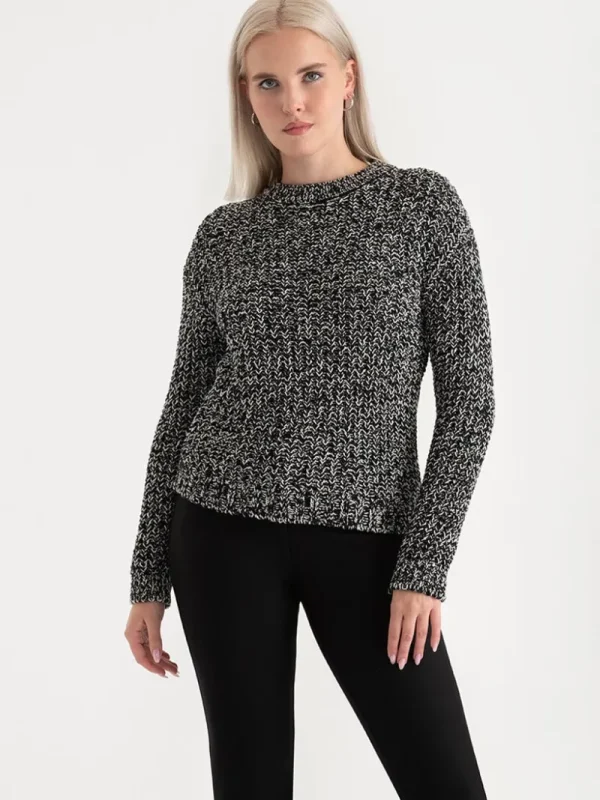 Ricki's Sweaters & Cardigans*Black & White Marled Sweater