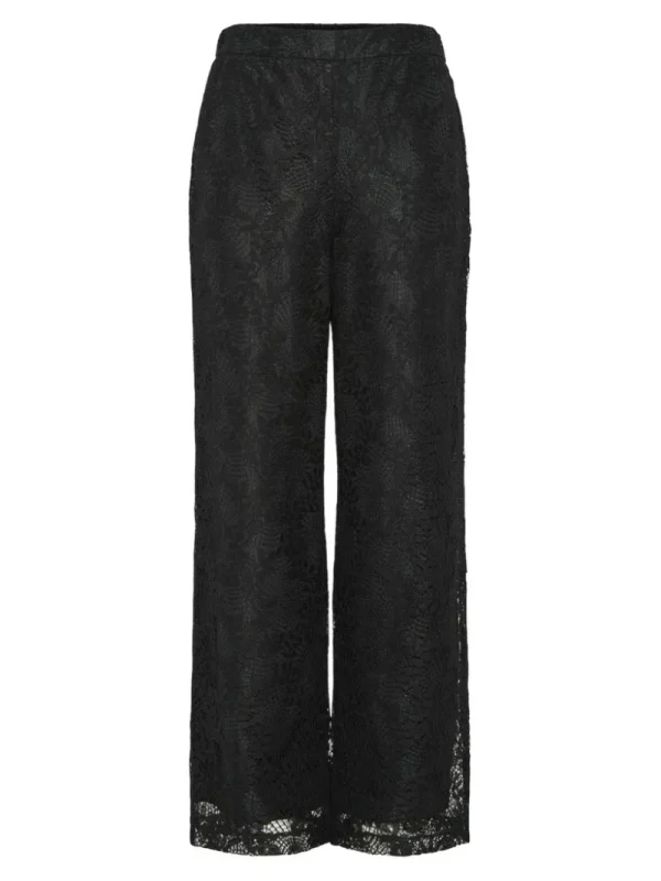 Ricki's Pants*Bosulla Wide Leg Lace Pants | PIECES