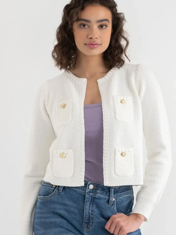 Ricki's Sweaters & Cardigans*Boucle Sweater Jacket