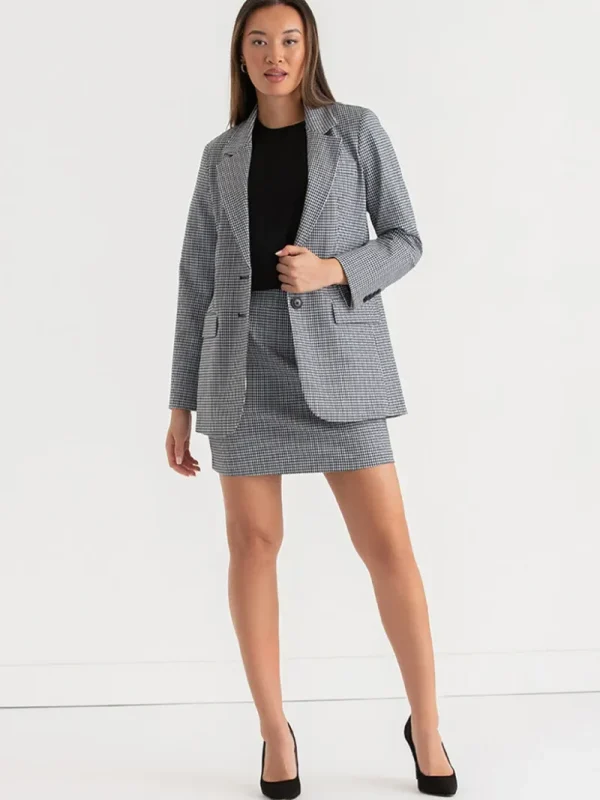 Ricki's Blazers*Bristol Mid Length Blazer in Luxe Ponte