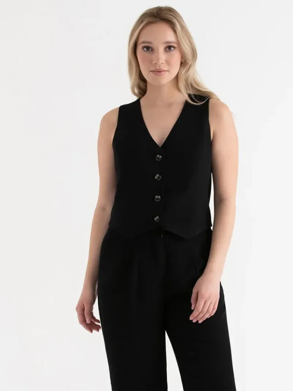 Ricki's Blazers*Button Up Fitted Vest