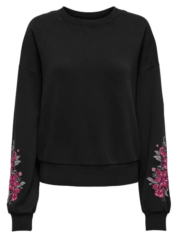 Ricki's Sweaters & Cardigans*Callie Floral Embroidery Sweatshirt | Only