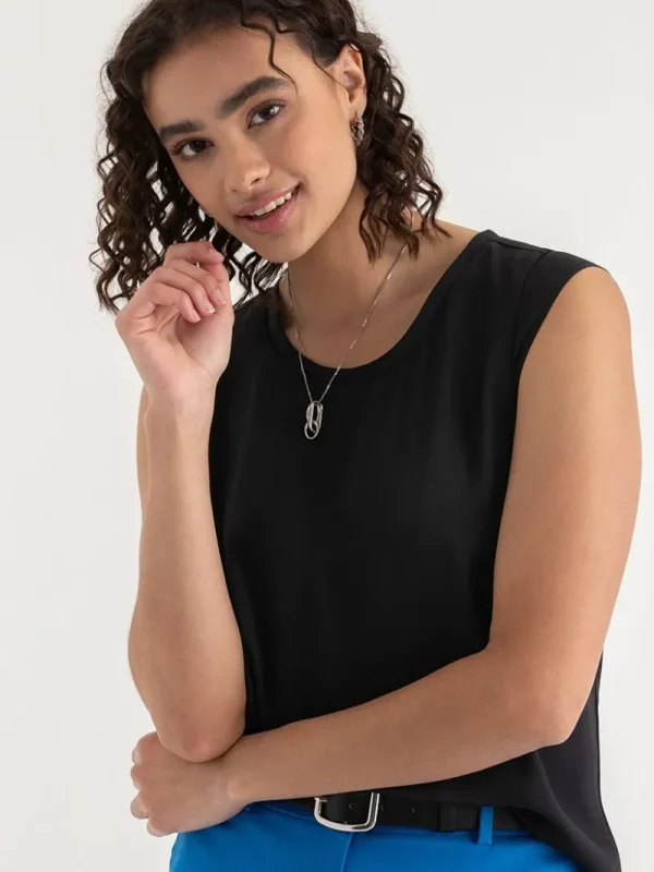 Ricki's Shirts & Blouses*Carrie 2-Layer Cap Sleeve Blouse