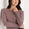Ricki's Sweaters & Cardigans*Cashmere Blend Sweater with Rivet Detail