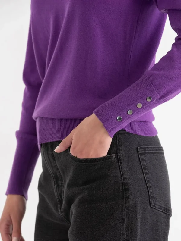 Ricki's Sweaters & Cardigans*Cashmere Blend Sweater with Rivet Detail