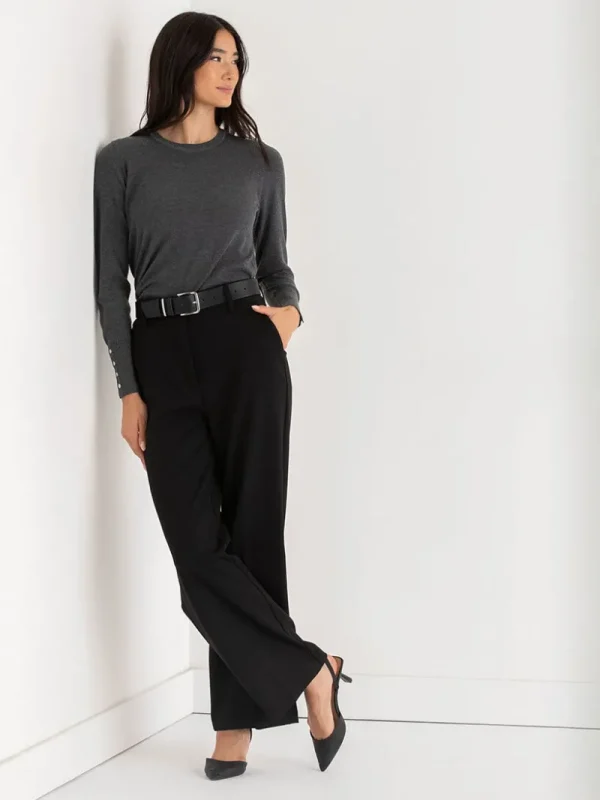 Ricki's Sweaters & Cardigans*Cashmere Blend Sweater with Rivet Detail