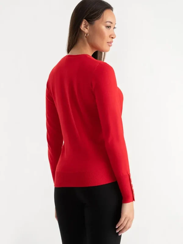 Ricki's Sweaters & Cardigans*Cashmere Blend Sweater with Rivet Detail