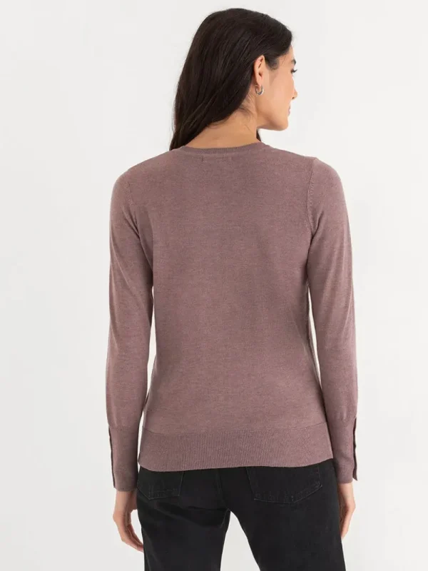 Ricki's Sweaters & Cardigans*Cashmere Blend Sweater with Rivet Detail