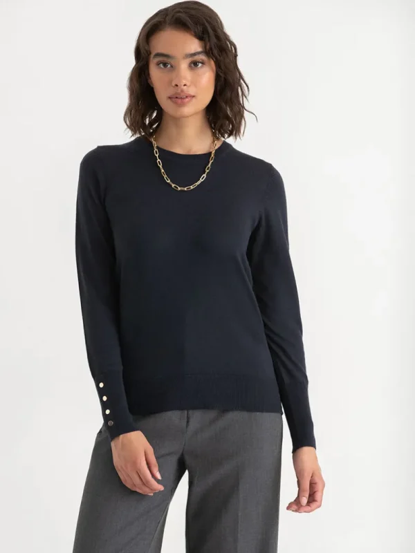 Ricki's Sweaters & Cardigans*Cashmere Blend Sweater with Rivet Detail