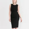 Ricki's Maxi & Midi Dresses*Celeste Crew Neck Pencil Dress in Luxe Ponte