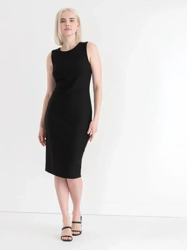 Ricki's Maxi & Midi Dresses*Celeste Crew Neck Pencil Dress in Luxe Ponte