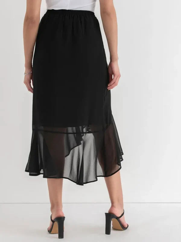 Ricki's Skirts & Shorts*Chiffon Ruffle Midi Skirt
