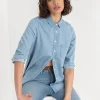 Ricki's Shirts & Blouses*Classic Fit Denim Button-Up Shirt