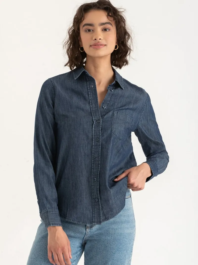 classic_fit_denim_buttonu_5-2.webp Ricki's Shirts & Blouses*Classic Fit Denim Button-Up Shirt