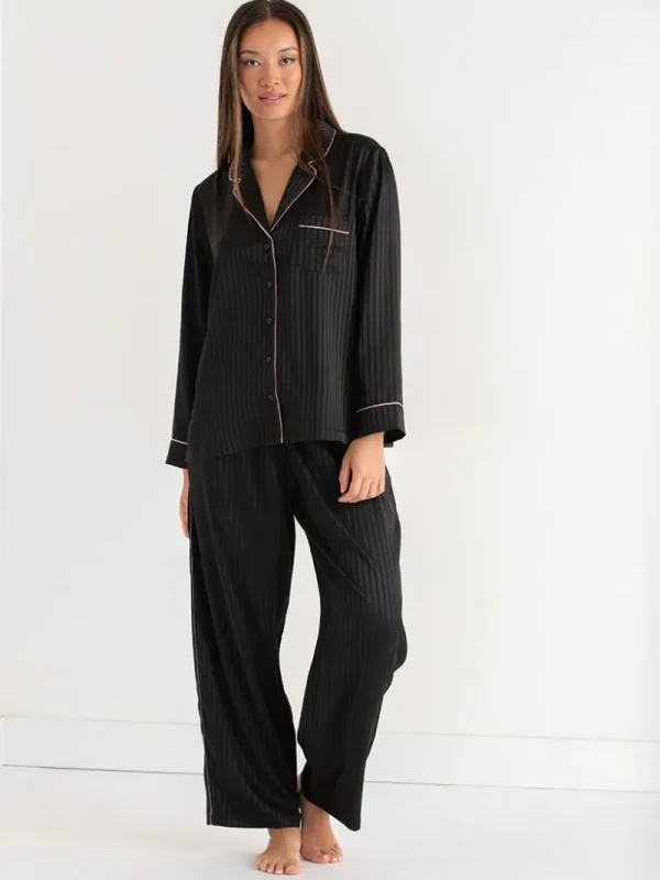 Ricki's Sleepwear*Classic Satin Pajama Set