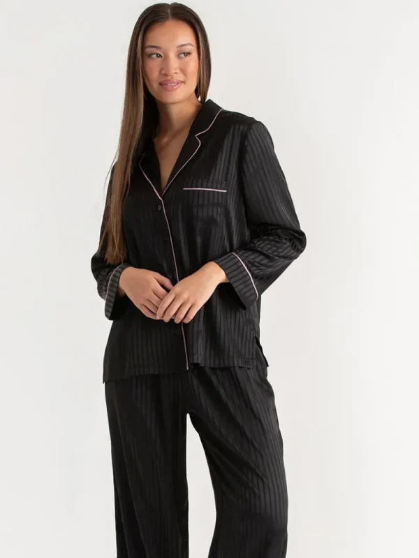 Ricki's Sleepwear*Classic Satin Pajama Set