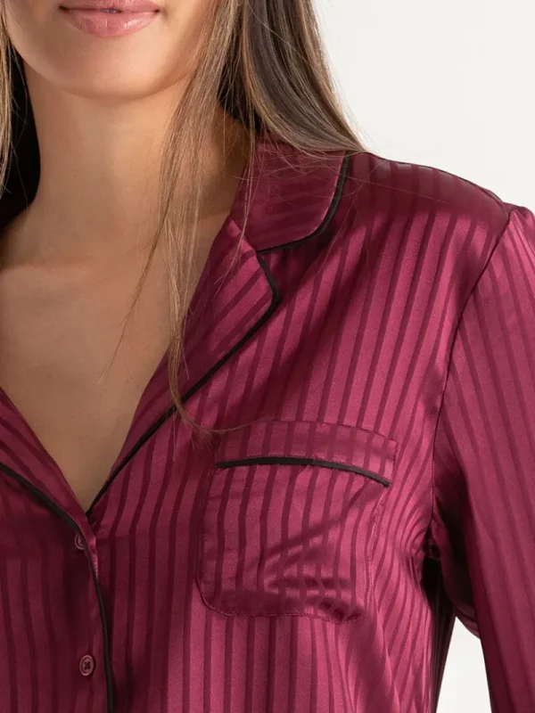 Ricki's Sleepwear*Classic Satin Pajama Set