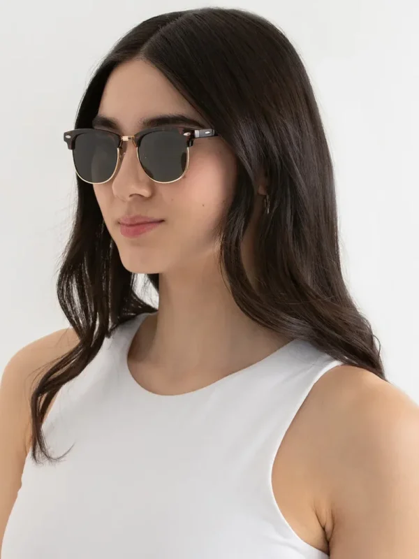 Ricki's Sunglasses*Clubmaster Frame Sunglasses with Case