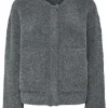 Ricki's Coats & Jackets*Cori Boucle Knit Bomber Jacket | PIECES