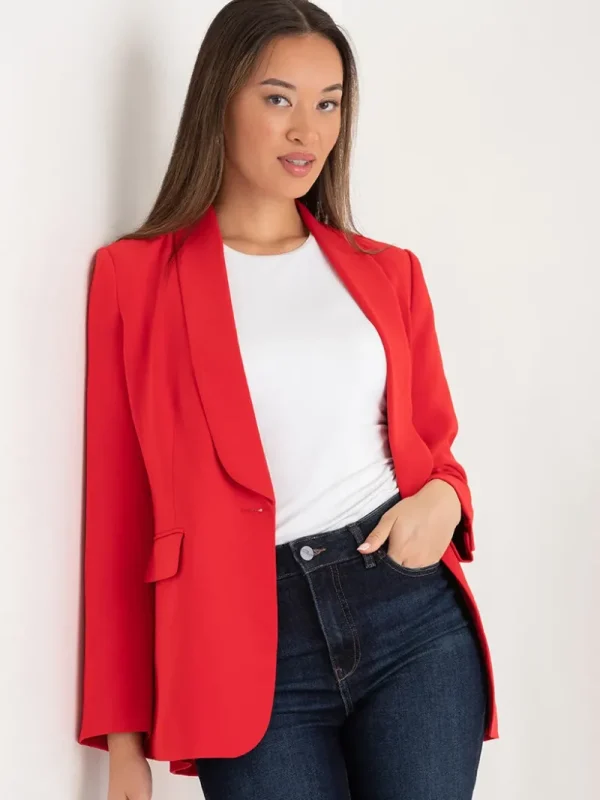 Ricki's Blazers*Crepe Shawl Collar Blazer