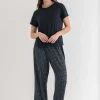 Ricki's Sleepwear*Crew Neck T-Shirt with Pants Sleepset