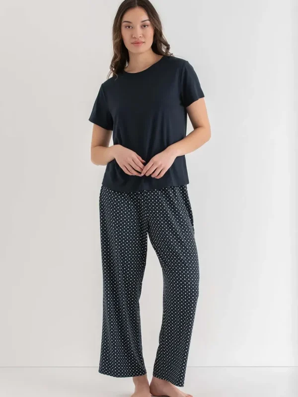 Ricki's Sleepwear*Crew Neck T-Shirt with Pants Sleepset