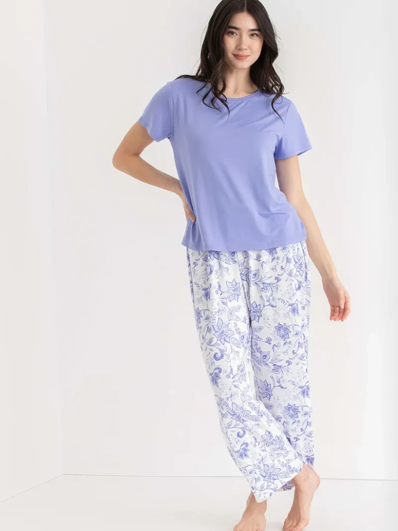 crew_neck_tshirt_with_pan_4.webp Ricki's Sleepwear*Crew Neck T-Shirt with Pants Sleepset