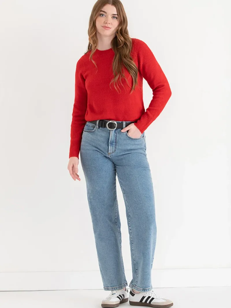 crewneck_mossy_sweater_1-2.webp Ricki's Sweaters & Cardigans*Crewneck Mossy Sweater