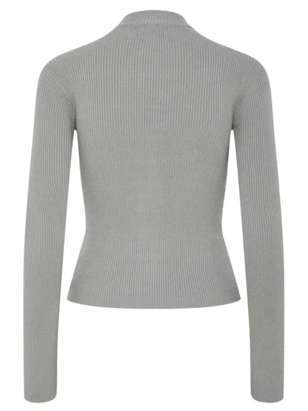 Ricki's Sweaters & Cardigans*Crista Long Sleeve Zip Knit Cardigan | PIECES