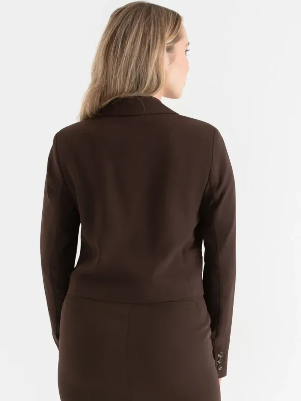 Ricki's Blazers*Crop Blazer in Crepe