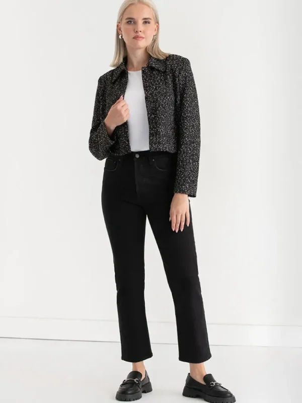 Ricki's Blazers*Crop Boucle Blazer