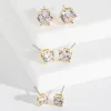 Ricki's Earrings*Crystal Stud Earring Trio