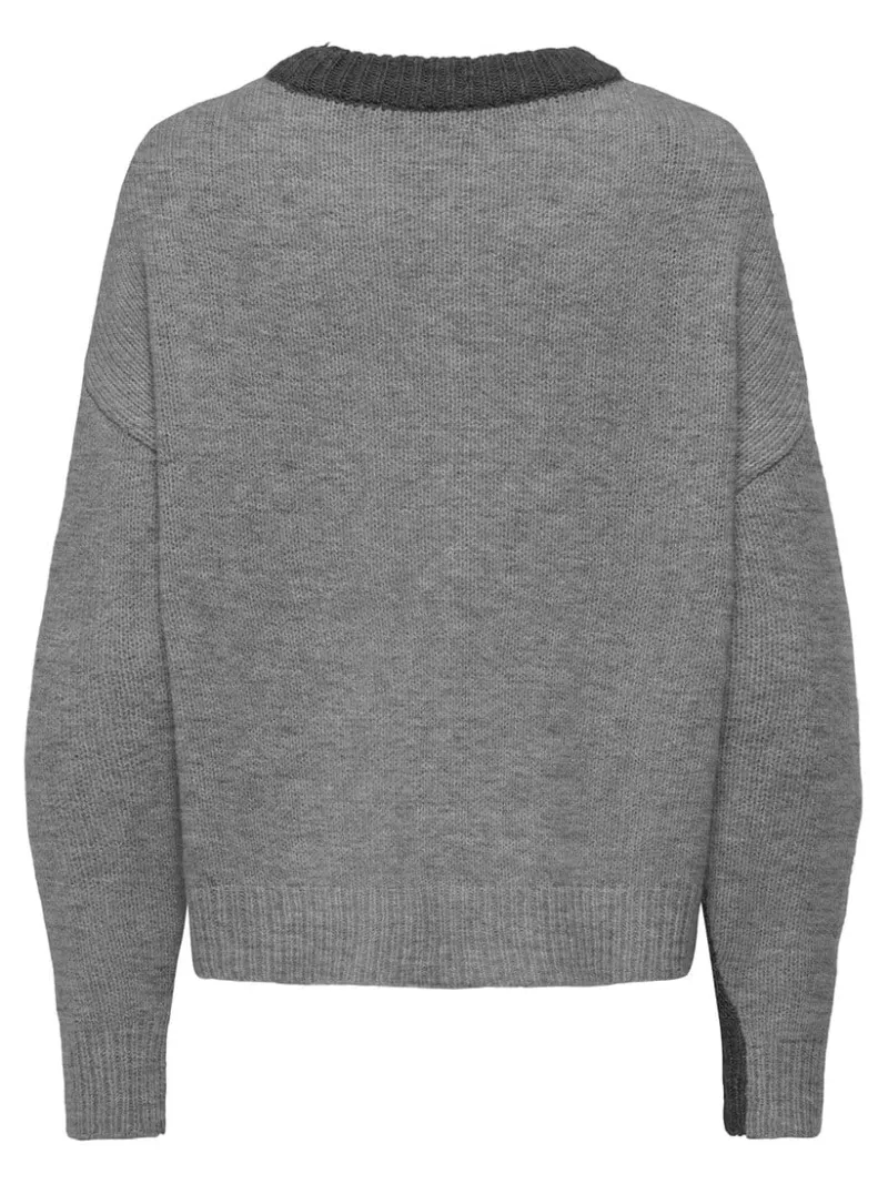 curved_colour_block_sweat_3.webp Ricki's Sweaters & Cardigans*Curved Colour Block Sweater | Only
