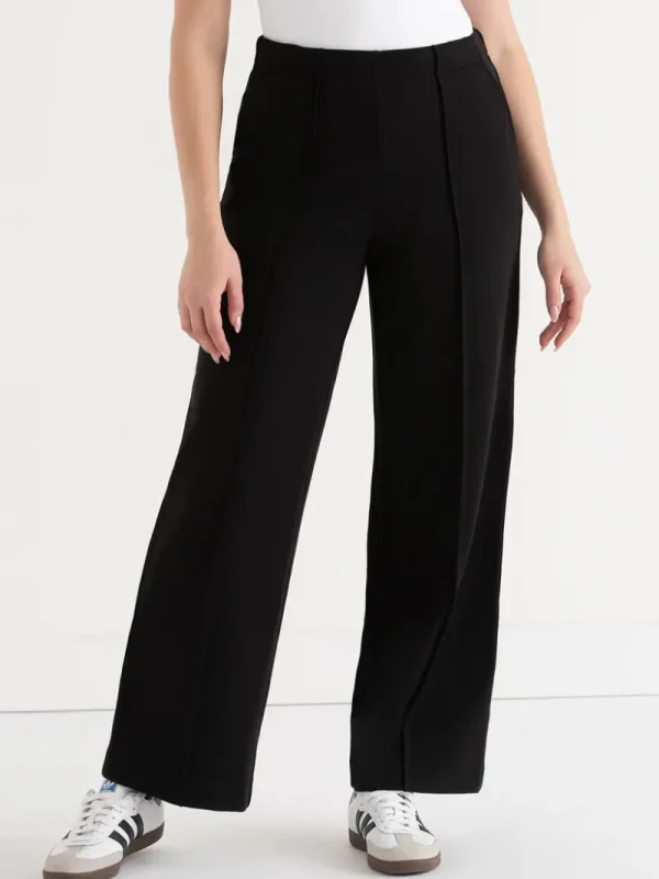 Ricki's Pants*Double Knit Wide-Leg Pant