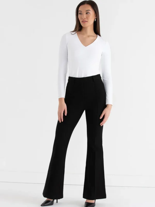Ricki's Pants*Dylan Flare Pant in Luxe Ponte