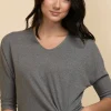 Ricki's Tees & Tanks*Easy V-Neck Hacci Knit Top