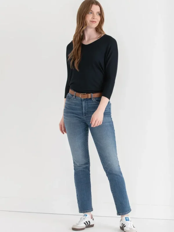 Ricki's Tees & Tanks*Easy V-Neck Hacci Knit Top