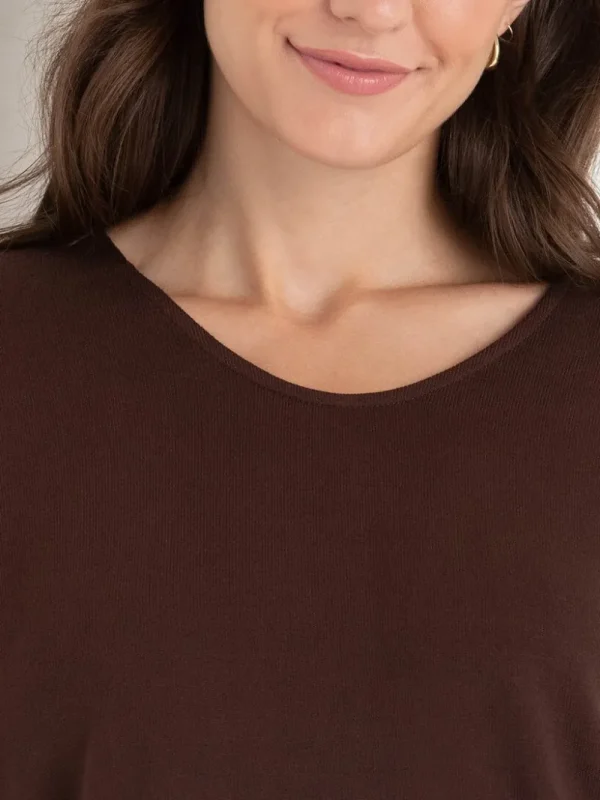 Ricki's Tees & Tanks*Easy V-Neck Hacci Knit Top