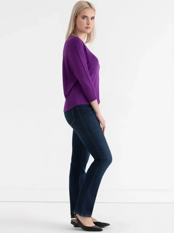 Ricki's Tees & Tanks*Easy V-Neck Hacci Knit Top