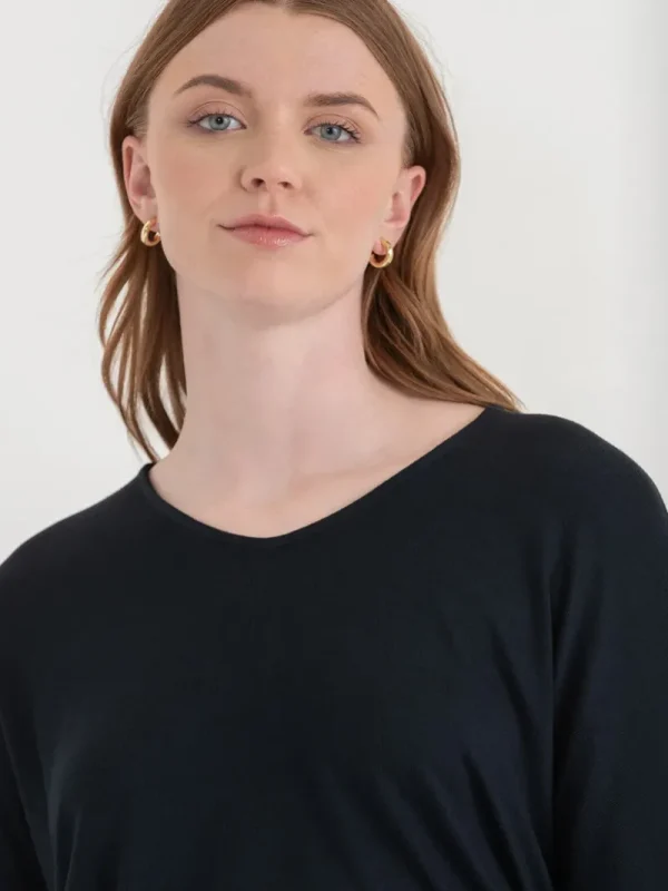 Ricki's Tees & Tanks*Easy V-Neck Hacci Knit Top