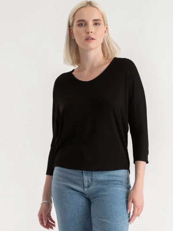 Ricki's Tees & Tanks*Easy V-Neck Hacci Knit Top