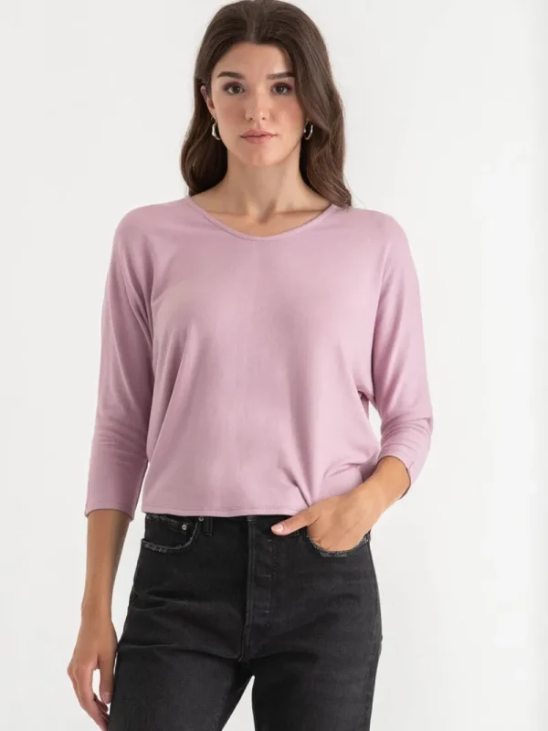 Ricki's Tees & Tanks*Easy V-Neck Hacci Knit Top