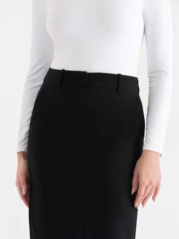 Ricki's Skirts & Shorts*Evan Crepe Midi Skirt