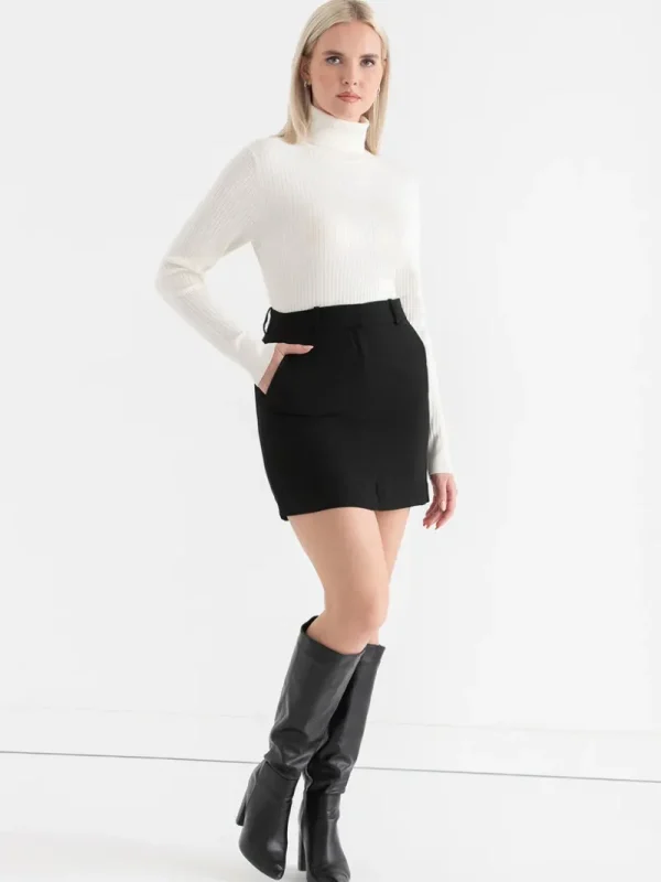 Ricki's Skirts & Shorts*Evan Crepe Mini Skirt