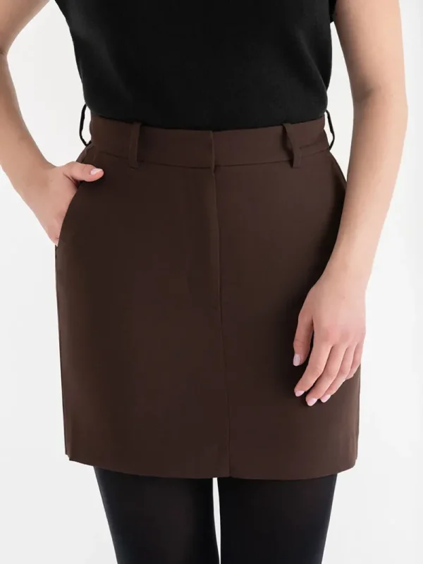 Ricki's Skirts & Shorts*Evan Crepe Mini Skirt