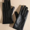 Ricki's Gloves & Mittens*Faux Leather Gloves with Studs