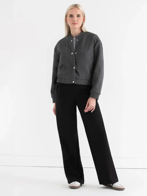 Ricki's Coats & Jackets*Felt Bomber Jacket