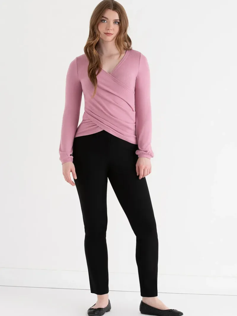 fine_knit_hacci_wrap_top_0-2.webp Ricki's Shirts & Blouses*Fine Knit Hacci Wrap Top